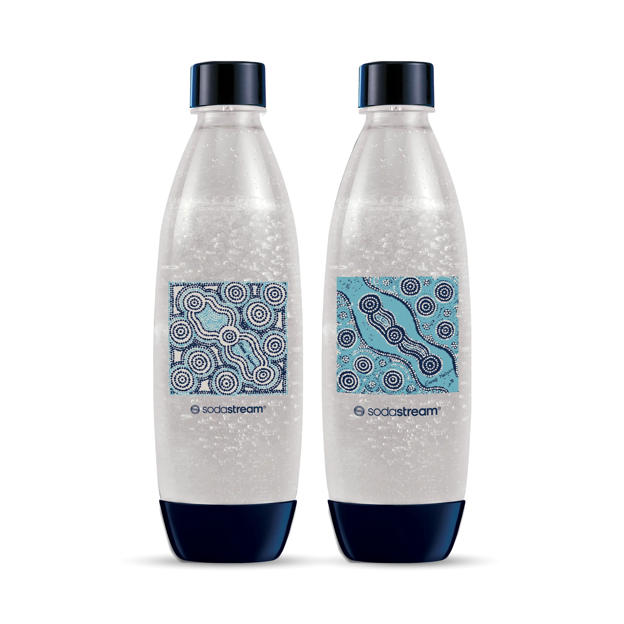 1 Litre Artist Edition  Twin Pack Dishwasher Safe Carbonating Bottles