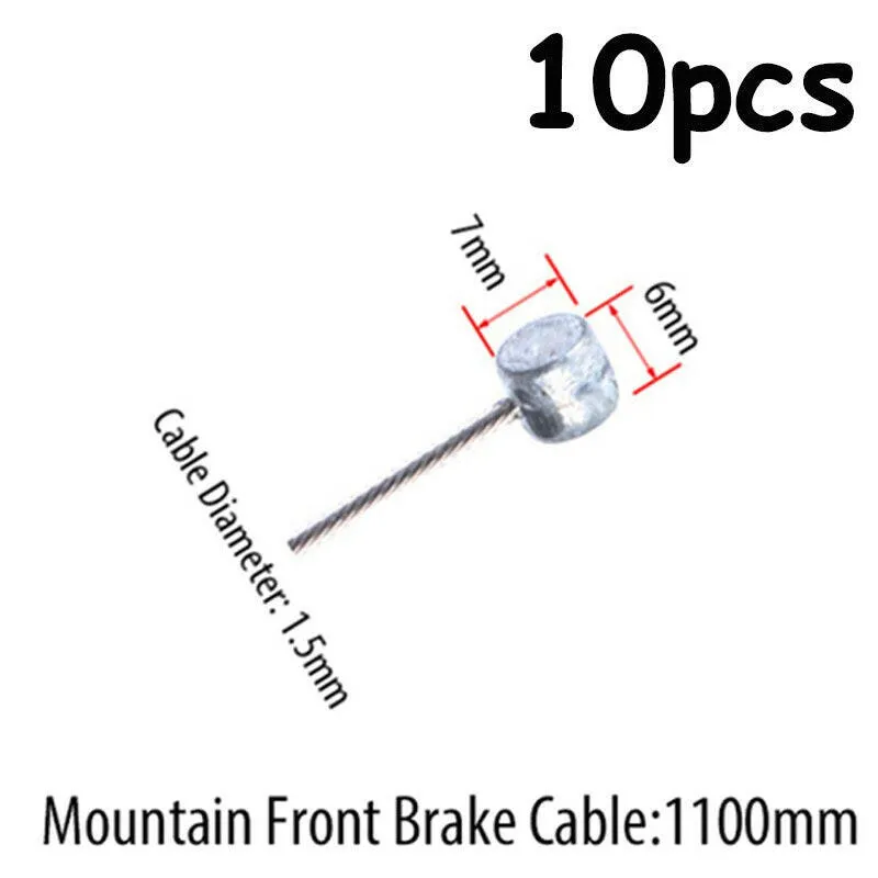 10PC Bicycle Brakes Line Road Mountain Bike Brake Cable Universal Bicycle Shift Cable Durable Road MTB Brake Shift Wire