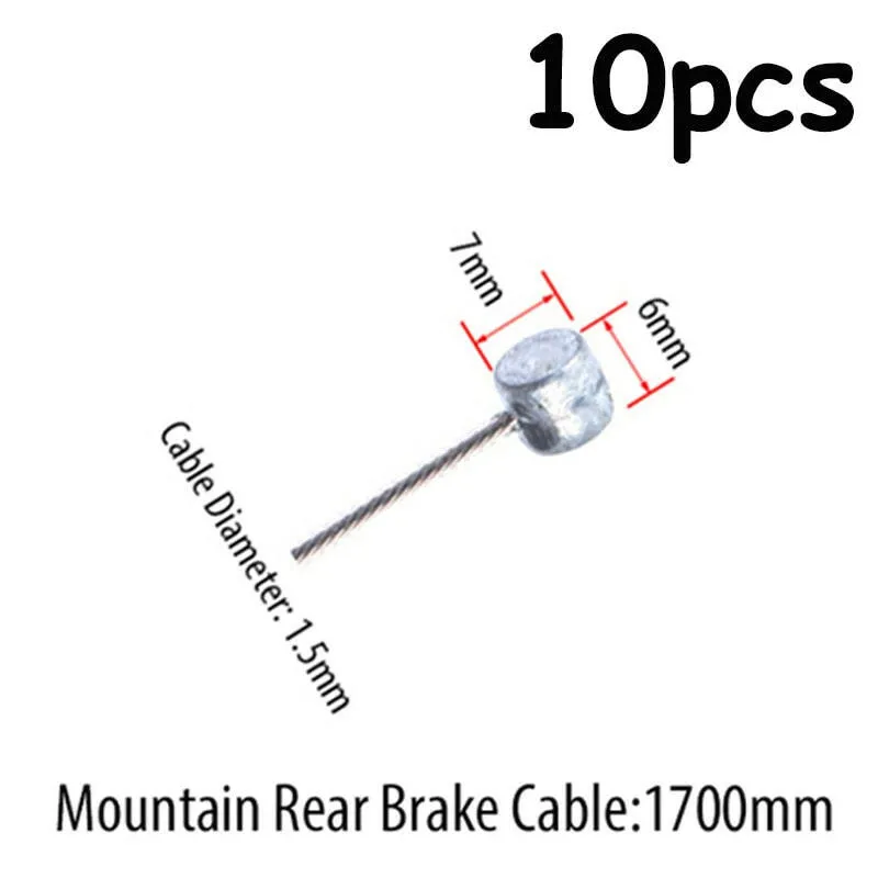 10PC Bicycle Brakes Line Road Mountain Bike Brake Cable Universal Bicycle Shift Cable Durable Road MTB Brake Shift Wire