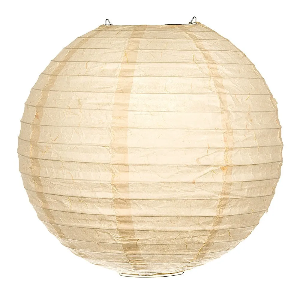 12" Cloud Dragon Japanese Kozo Unryu Fibrous Paper Lantern Shade, Hanging Decoration