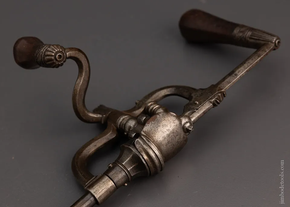 17th/18th Century Exquisitely Crafted Museum Quality 10 Inch Cam Drive Drill - EXCELSIOR 108163 * AS OF FEB 17