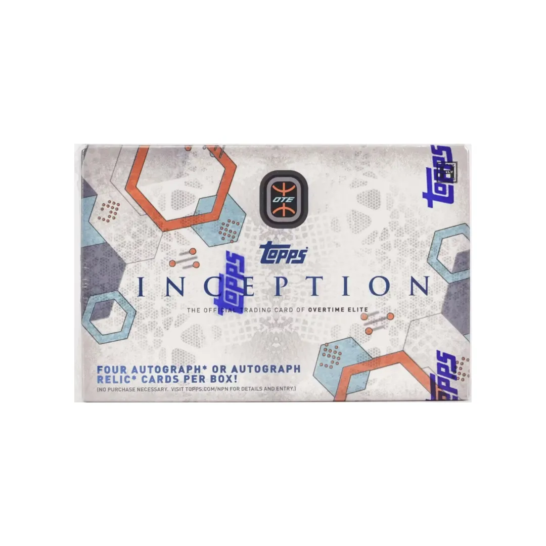 2022/23 Topps Inception Overtime Elite Basketball Hobby Box