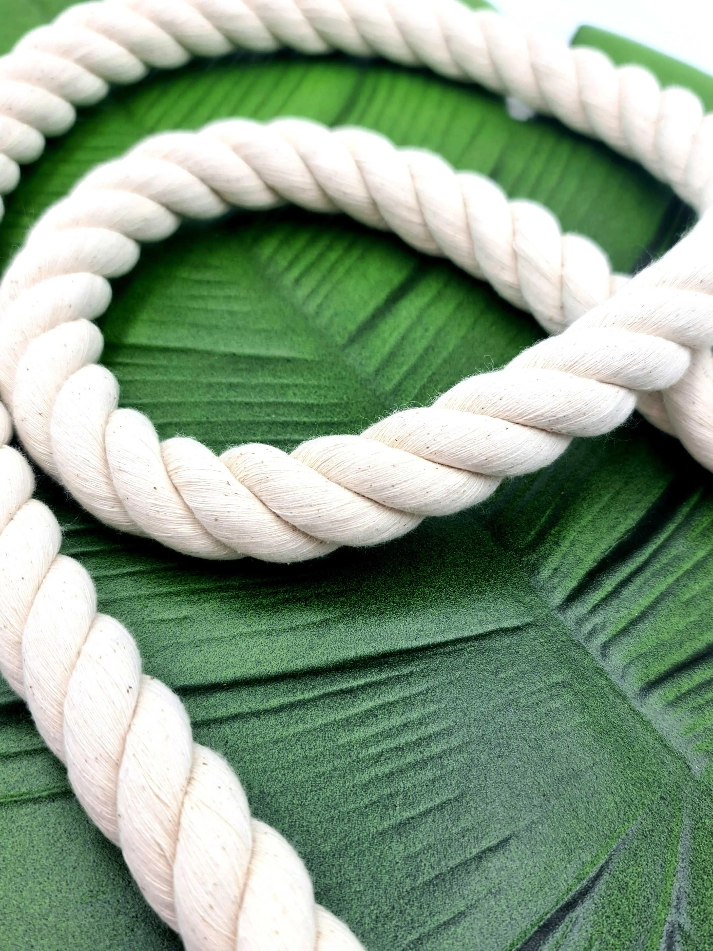 20mm Macrame Rope Macrame Natural Cotton Rope | 3 ply Twisted Rope