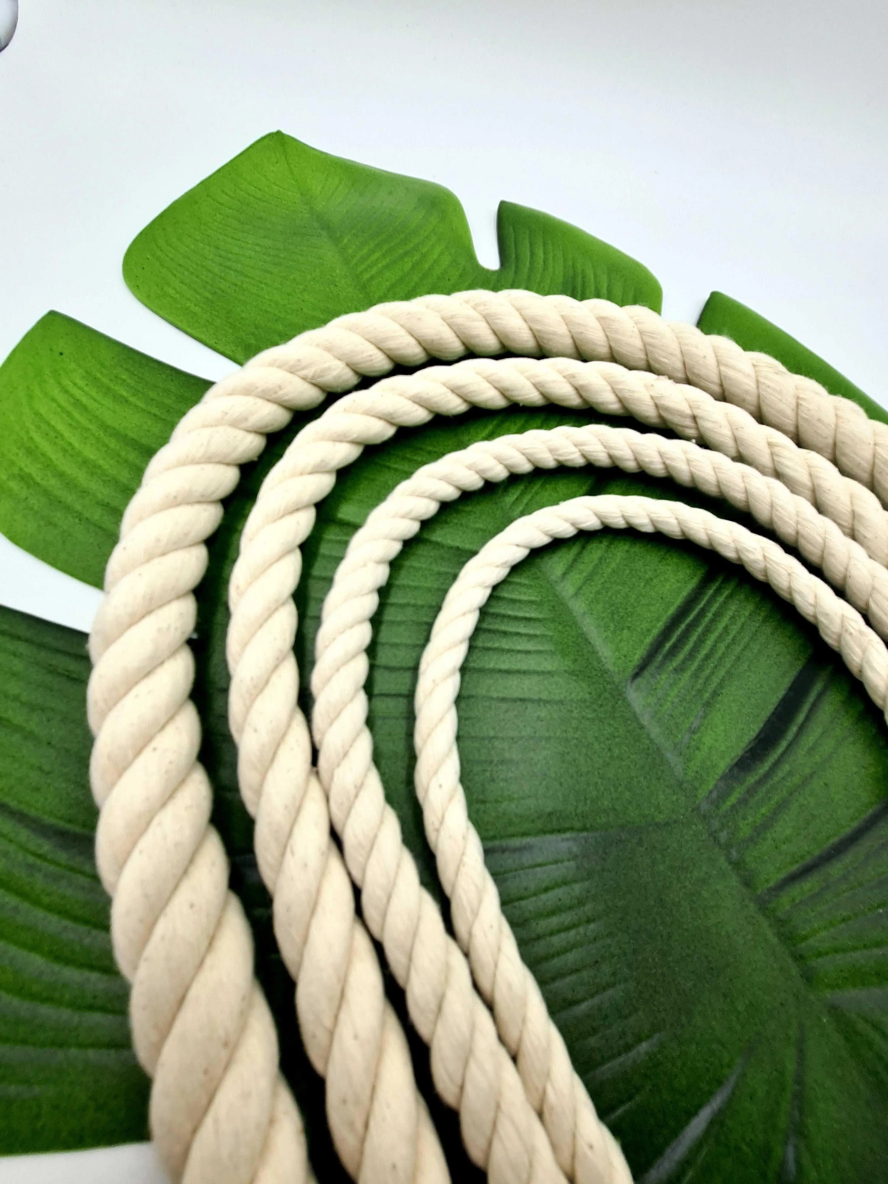 20mm Macrame Rope Macrame Natural Cotton Rope | 3 ply Twisted Rope