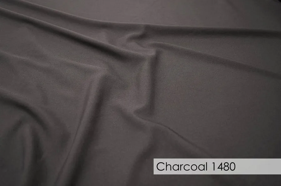 225pcs - Polyester Poplin - 8"x108" Sash w/ Straight Ends - Charcoal