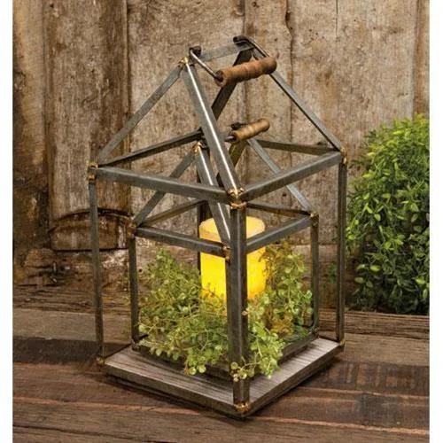 2/Set, Antiqued Open Air Lanterns