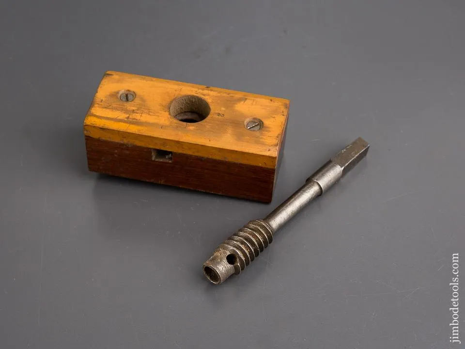 3/4 inch JOHN WILSON Rosewood & Boxwood Thread Box & Tap - 83744