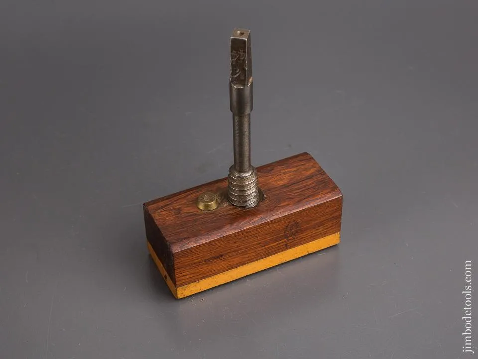 3/4 inch JOHN WILSON Rosewood & Boxwood Thread Box & Tap - 83744