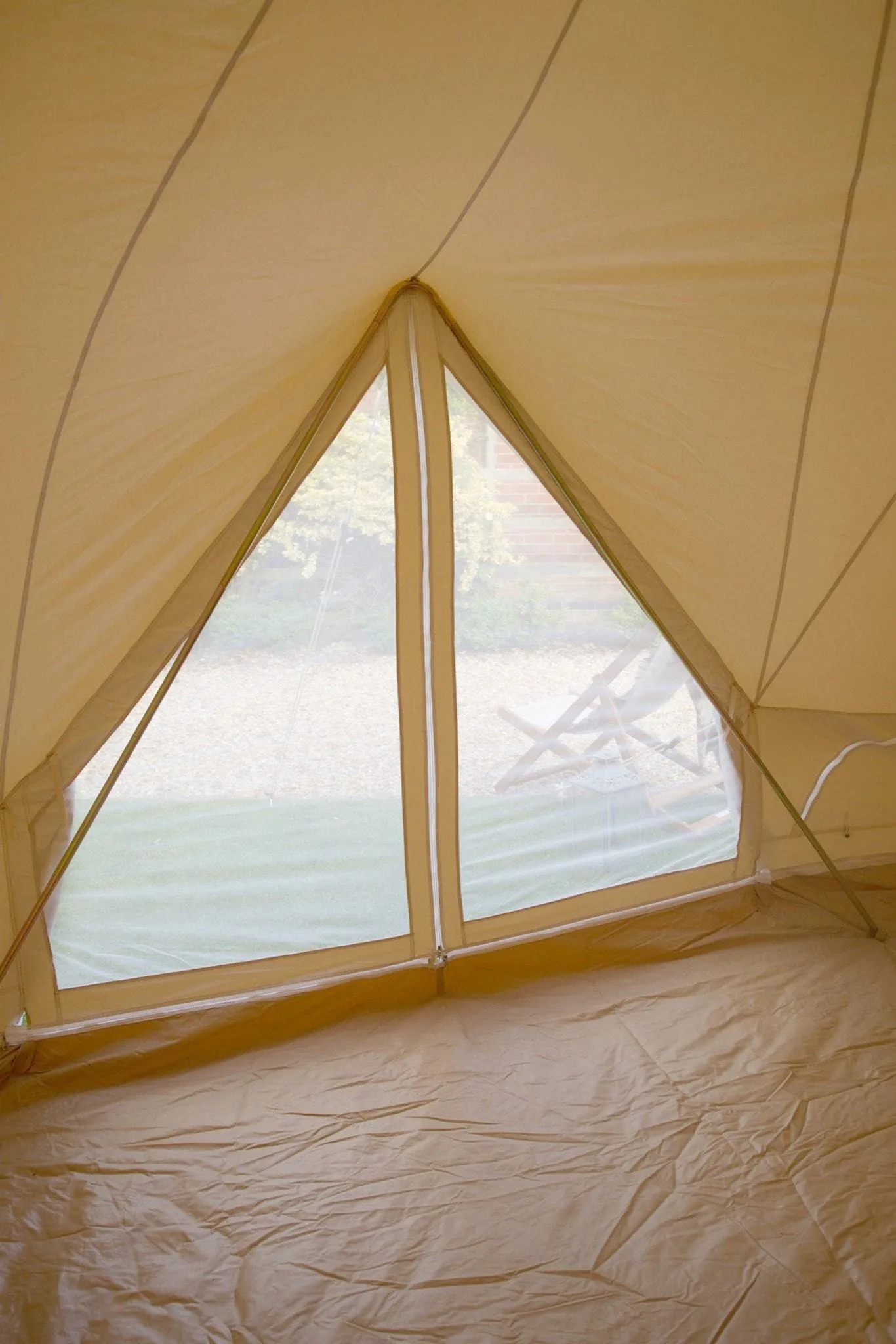 4m Bell Tent 285gsm 100% Natural Canvas