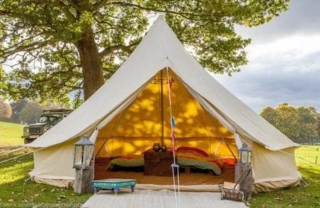 4m Bell Tent 285gsm 100% Natural Canvas