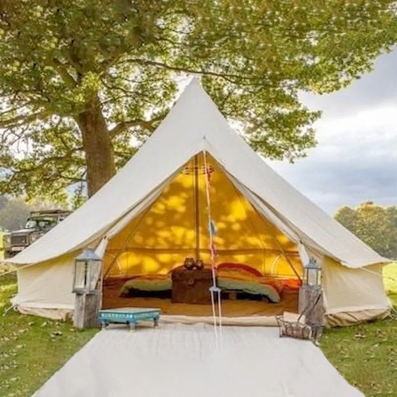 6m Bell Tent 285gsm 100% Natural Canvas | StoveMate