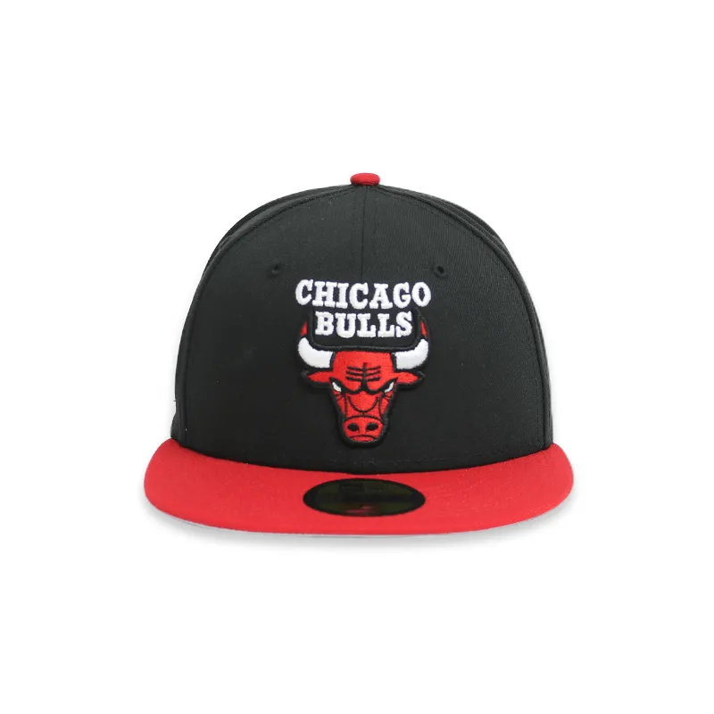 [70655693] Chicago Bulls "6 X Champs" Black 59FIFTY Men's Fitted Hat