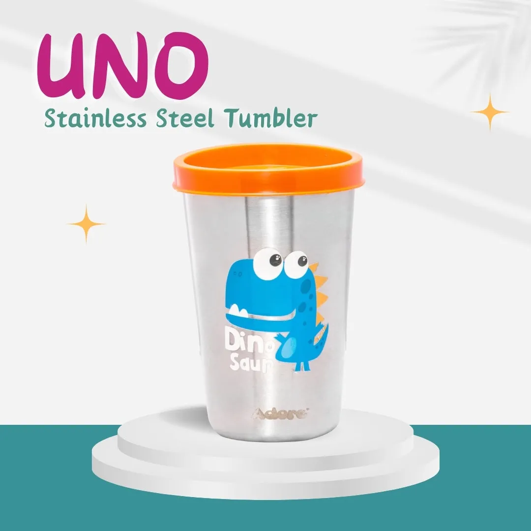 ADORE Uno Stainless Steel Tumbler with Spill Proof Lid