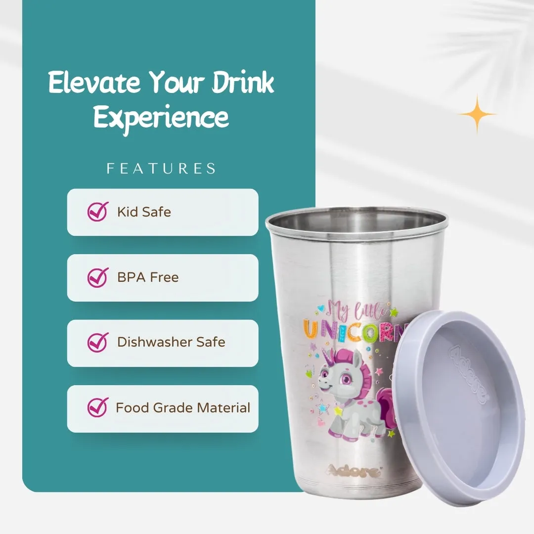 ADORE Uno Stainless Steel Tumbler with Spill Proof Lid