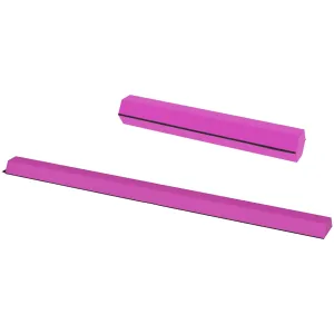 BalanceFrom 8 Foot Folding Balance Gymnastics Floor Beam with Handles, Pink