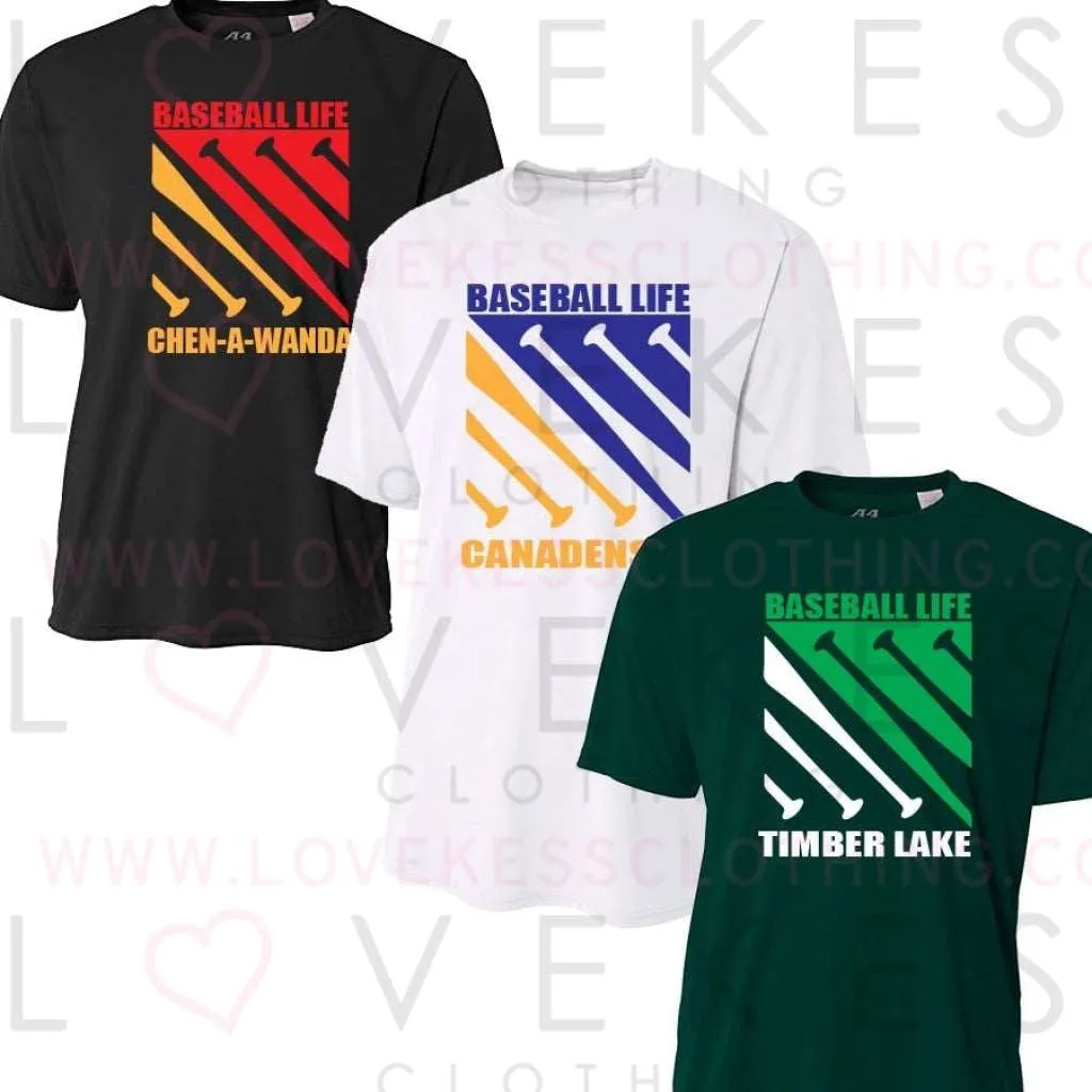 Baseball Life Camp T-Shirt