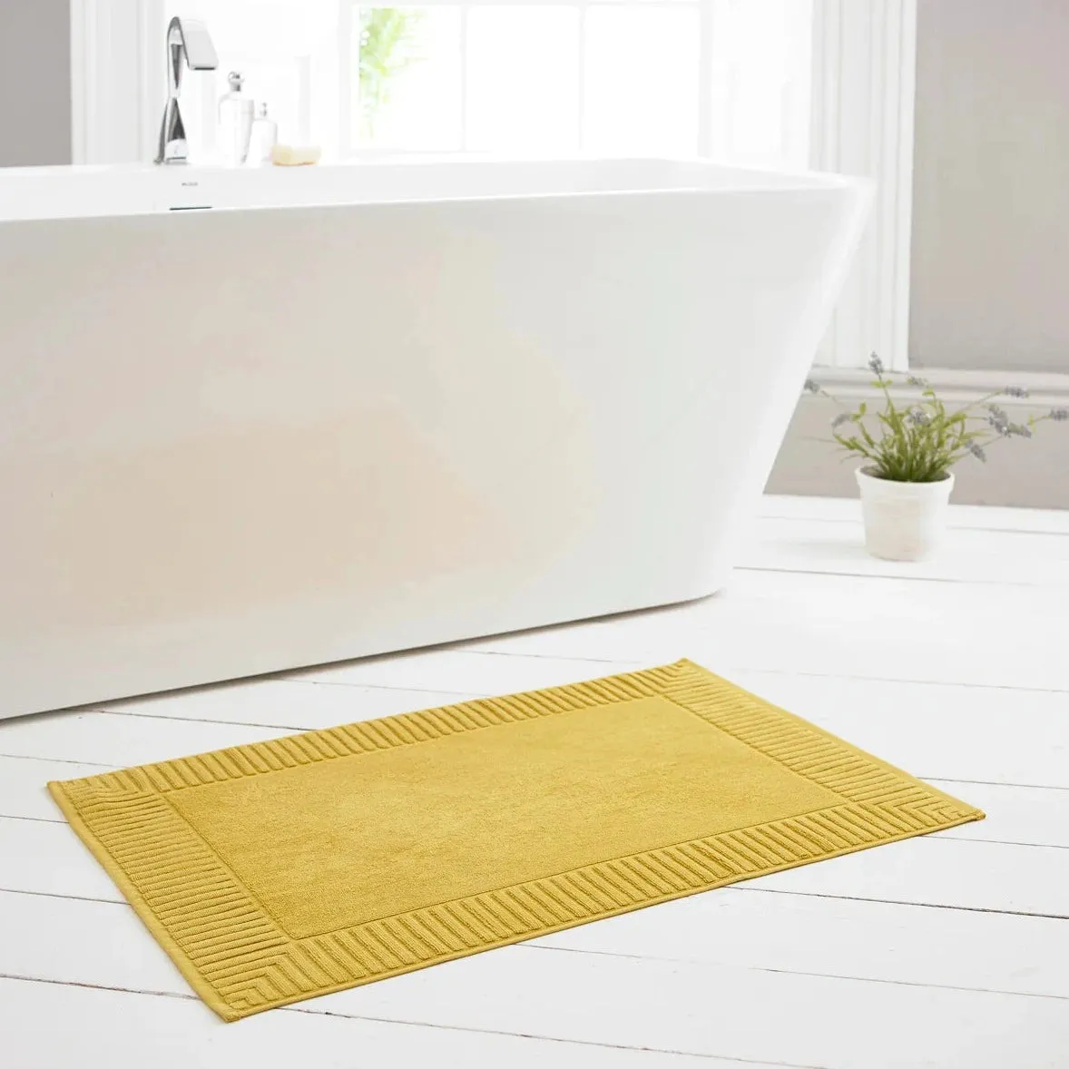 Bliss Pima Cotton Bath Mat - Mustard