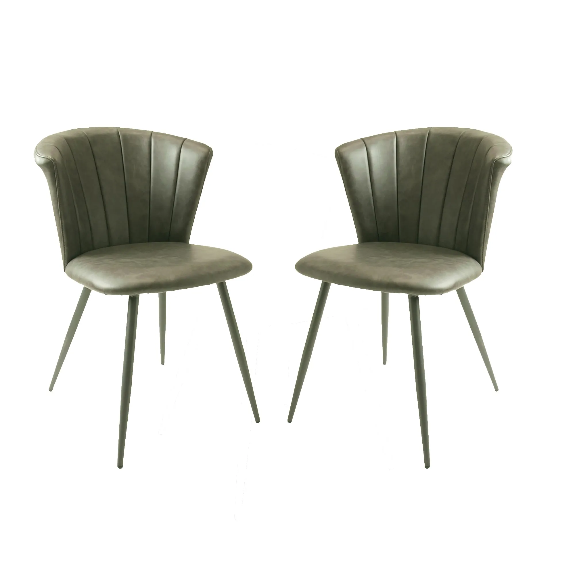 Bourne Grey Set of Two Dining Chairs