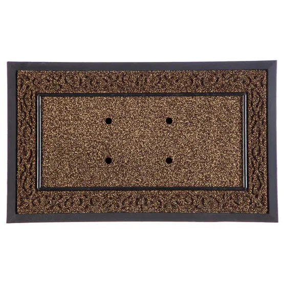 Brown Scroll Sassafras Mat Tray