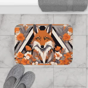 Brown Urban Coyote, Memory Foam Bath Mat - Cozy Bathroom Essential