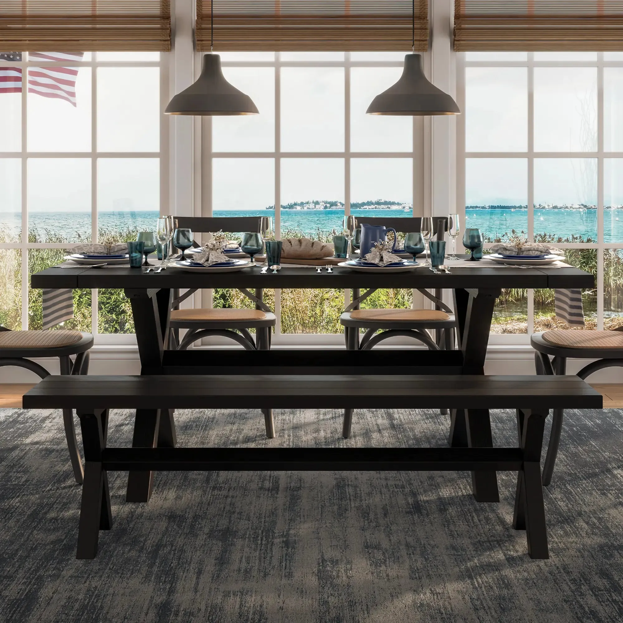 Cascais 72"  Customizable Dining Table