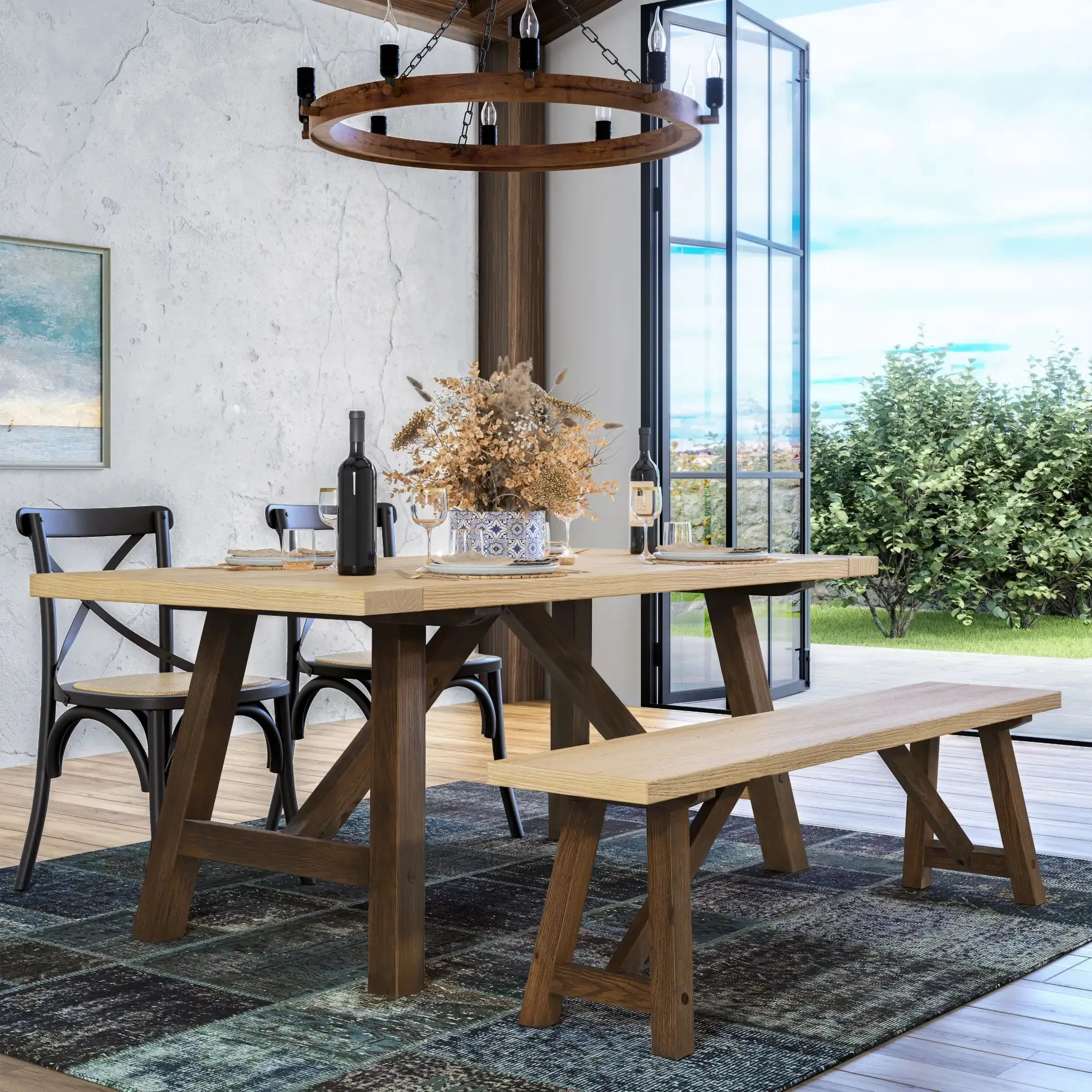 Cascais 72"  Customizable Dining Table