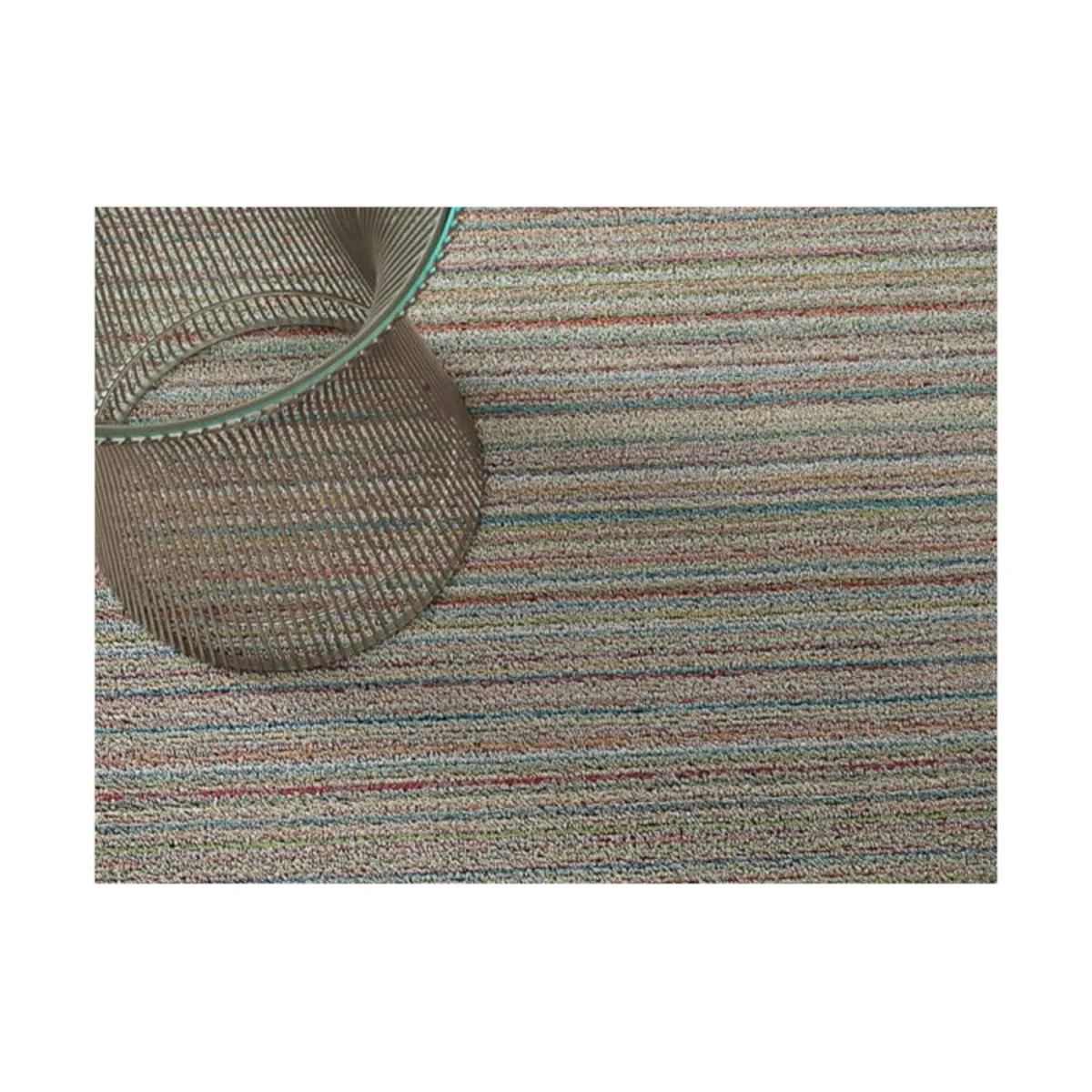 Chilewich Doormat Skinny Stripe Soft Multi 46X71