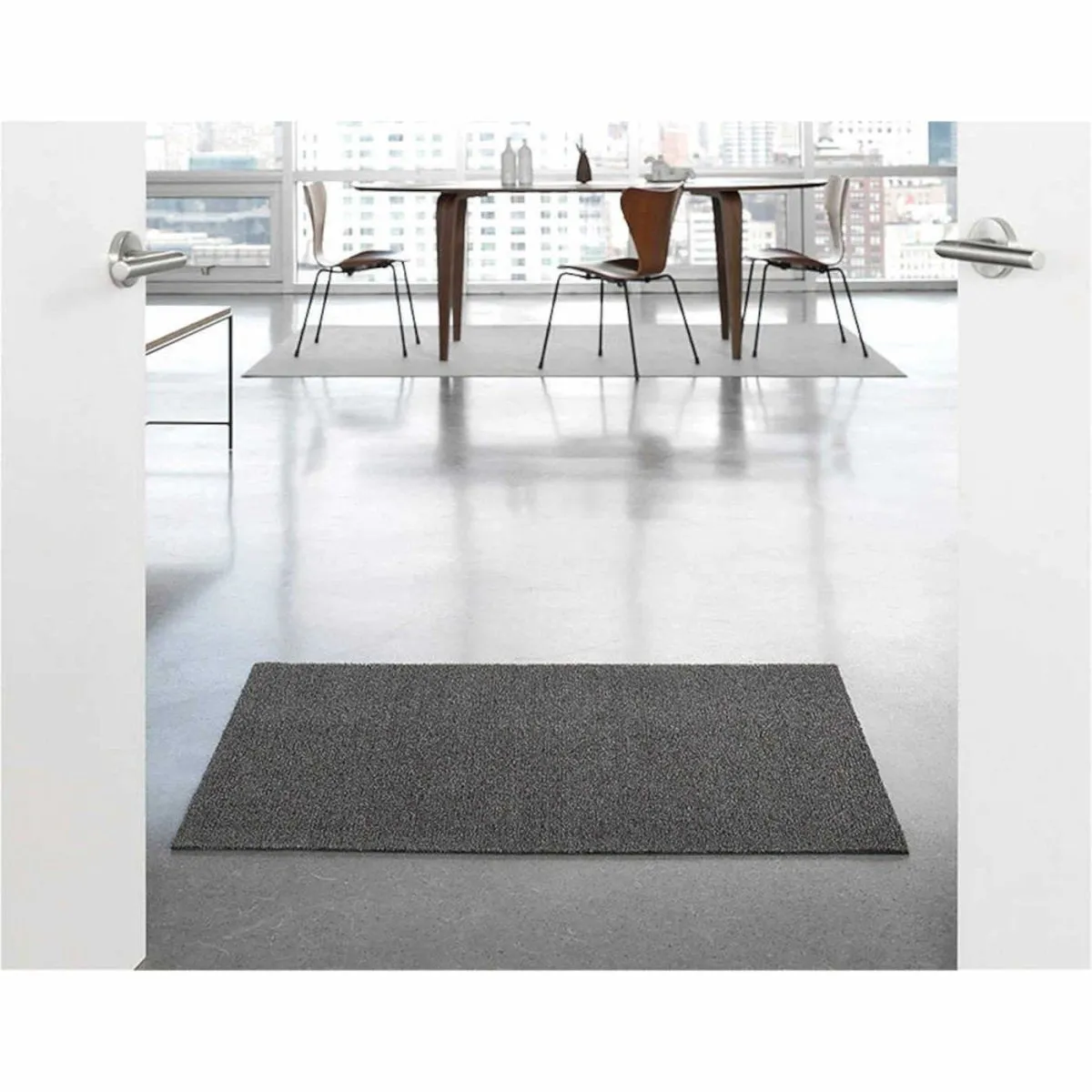 Chilewich Doormat Solid - Mercury 46x71cm