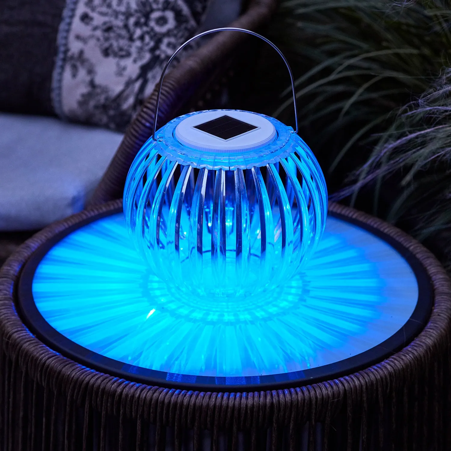 Colour Changing Solar Hanging Lantern