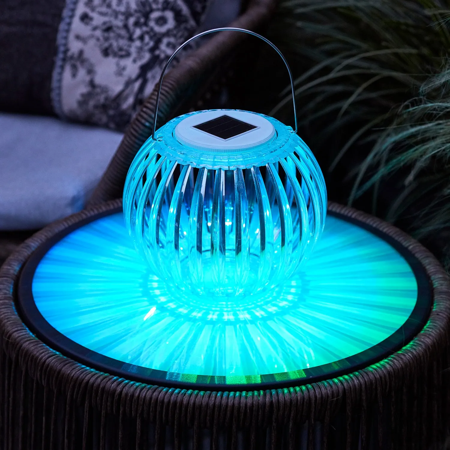 Colour Changing Solar Hanging Lantern