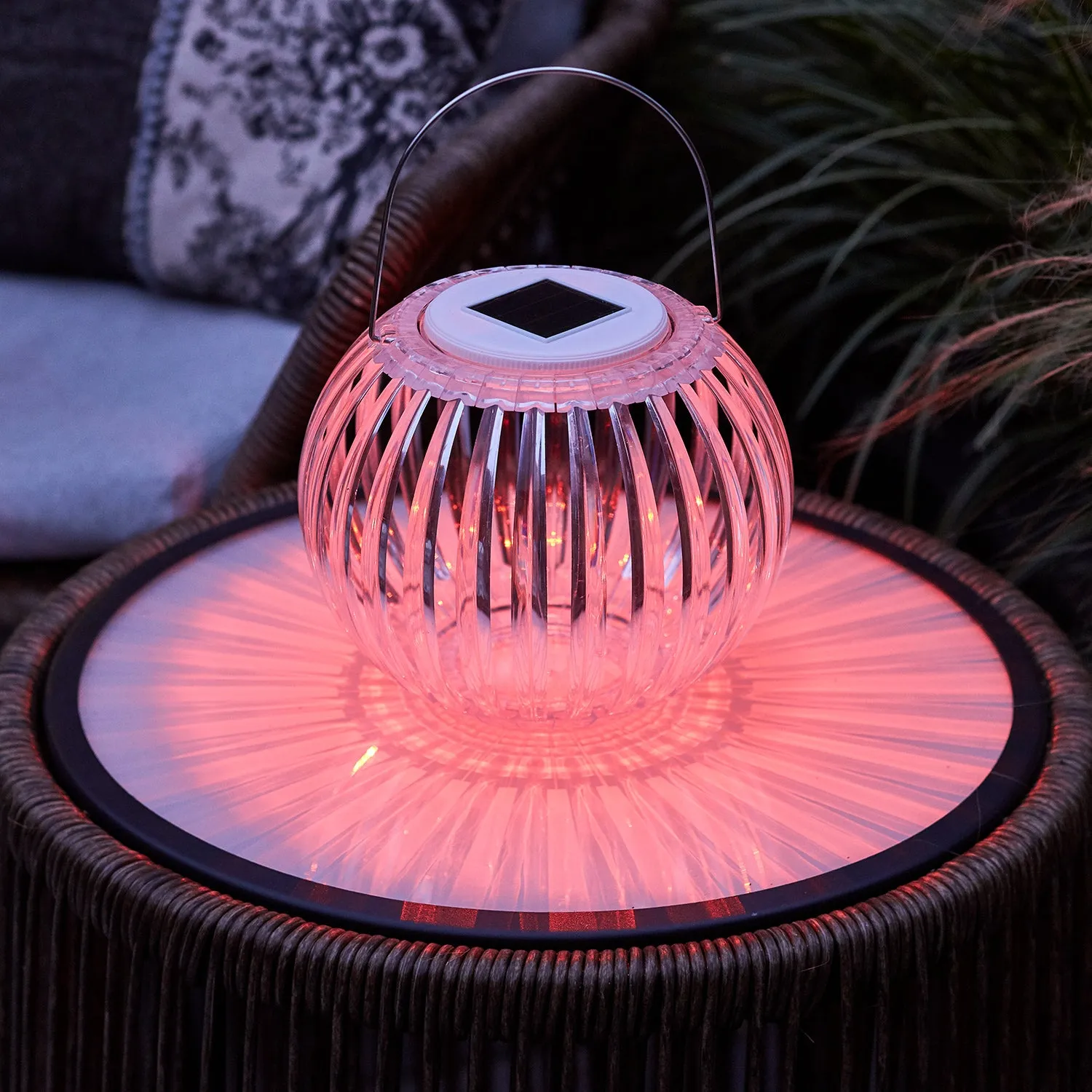 Colour Changing Solar Hanging Lantern