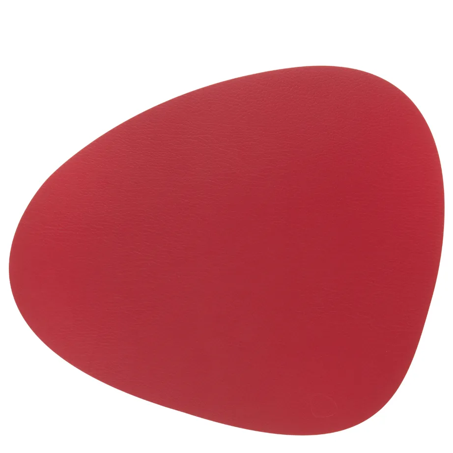 Curve Table Mat | Bull Red