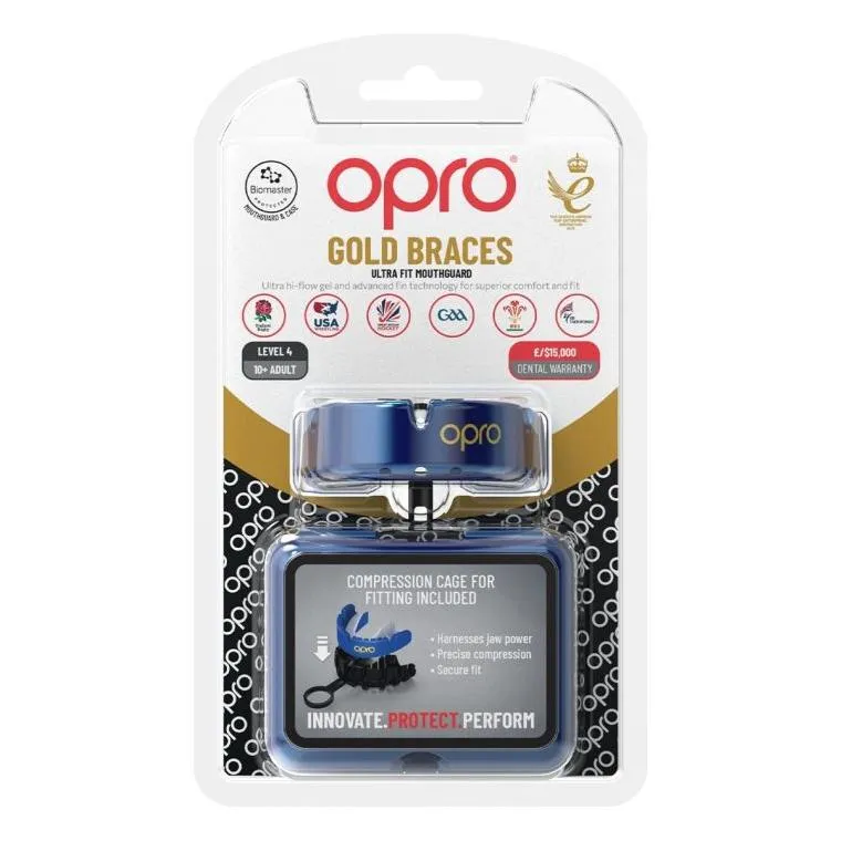 F34462     ~ OPRO ORTHO GOLD M/GUARD BLUE