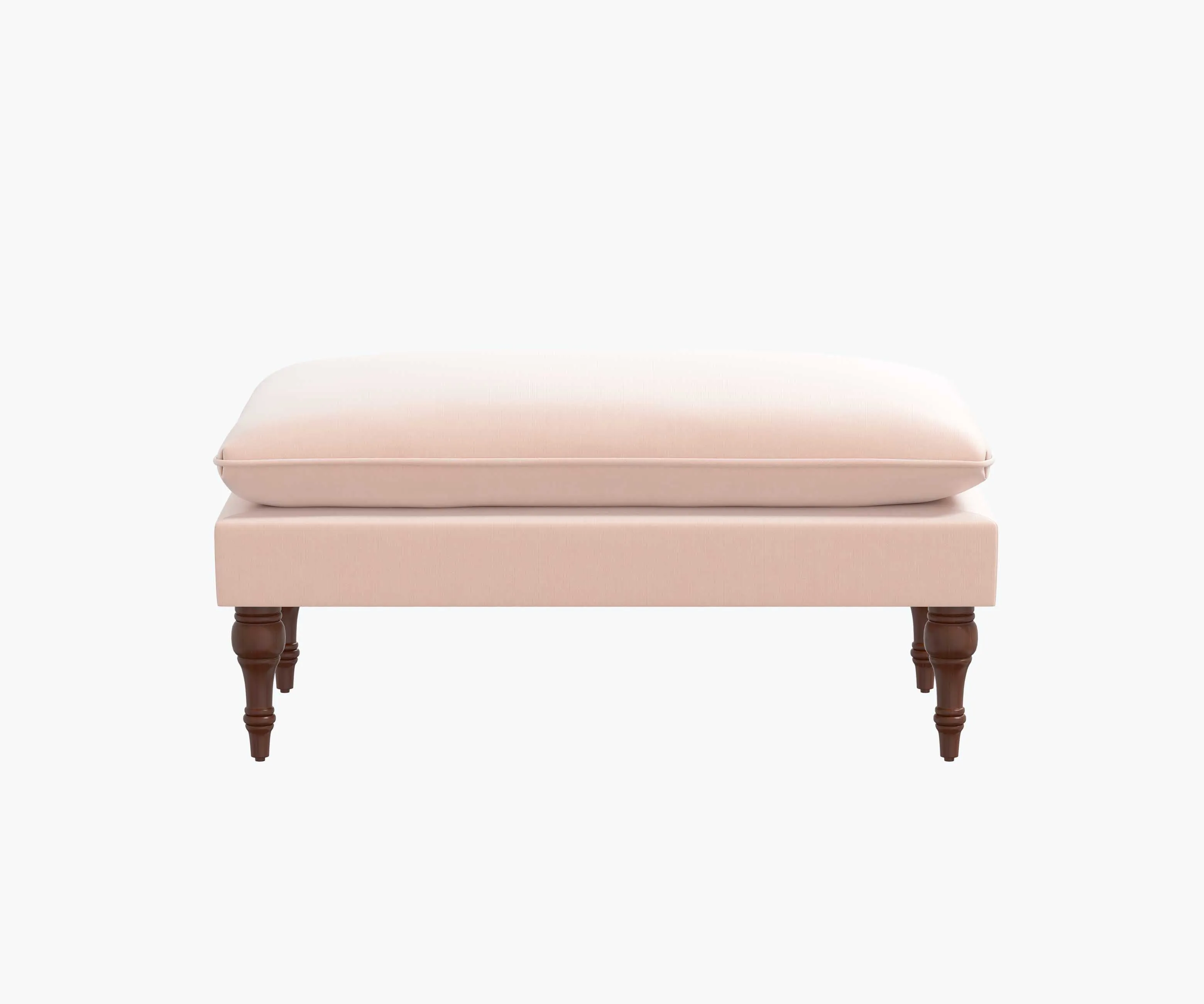 Flora Bench - Blush Velvet