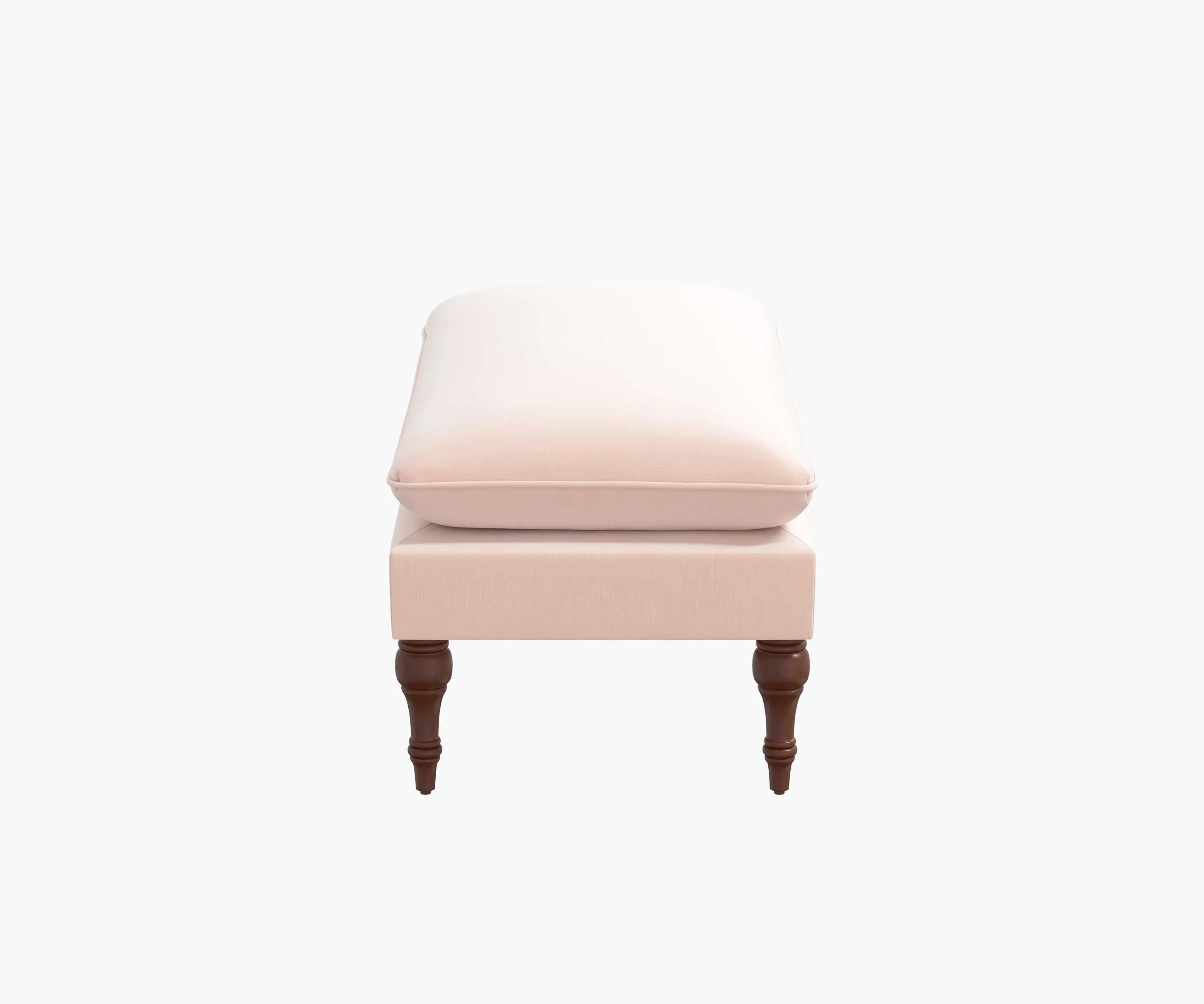 Flora Bench - Blush Velvet