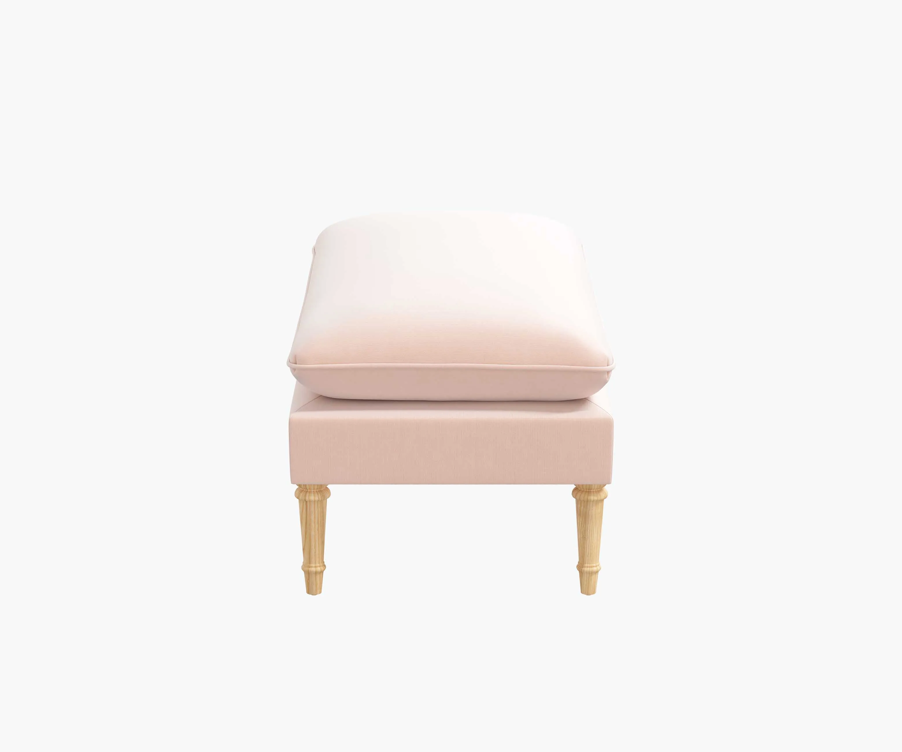 Flora Bench - Blush Velvet