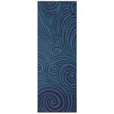 Gaiam Premium Reversible Yoga Mat - Teal Mandala Mantra (6mm)