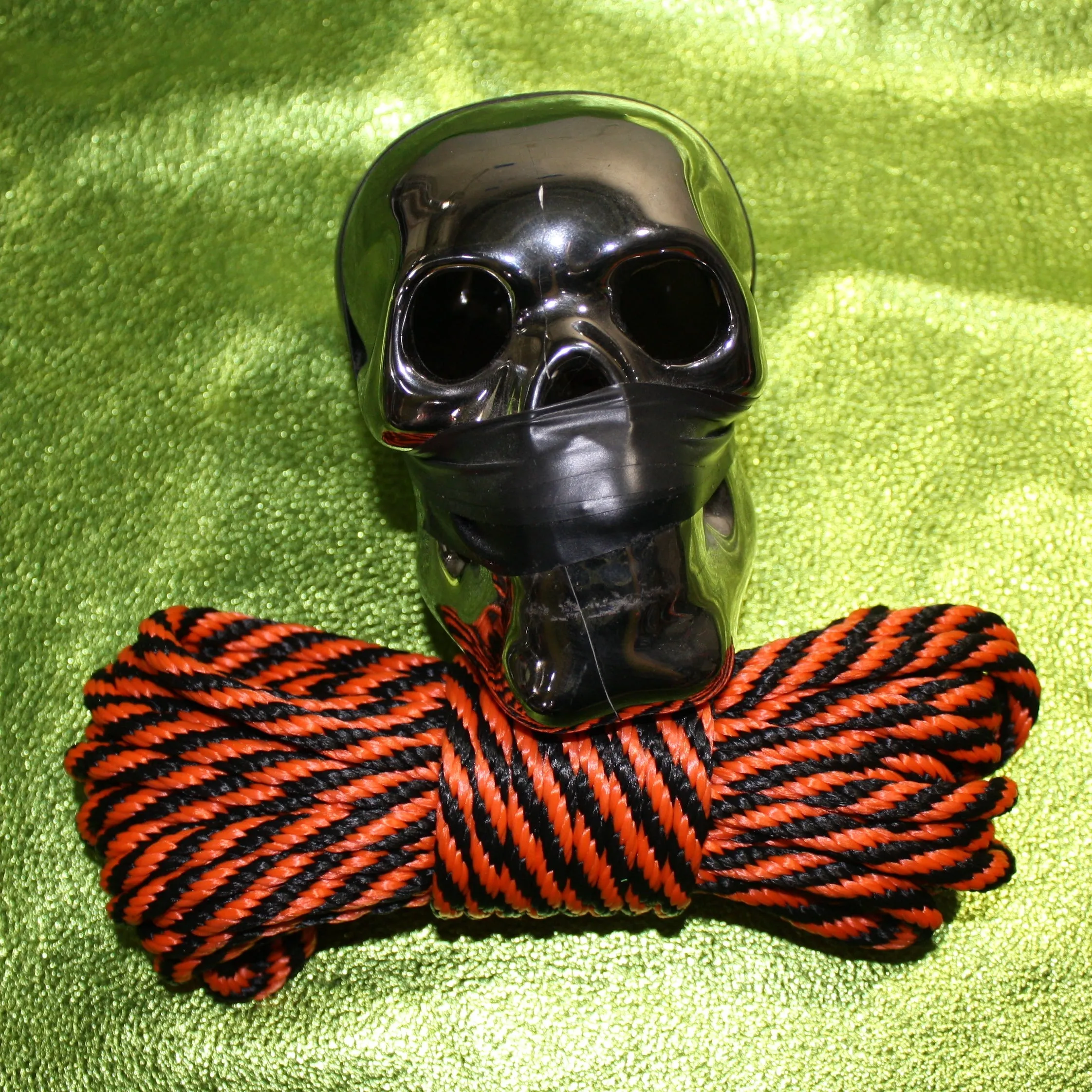 Halloween Spooky Rope: Black and Orange, Candy Corn, or Slime Grrl! Available all year