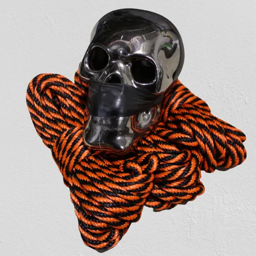 Halloween Spooky Rope: Black and Orange, Candy Corn, or Slime Grrl! Available all year