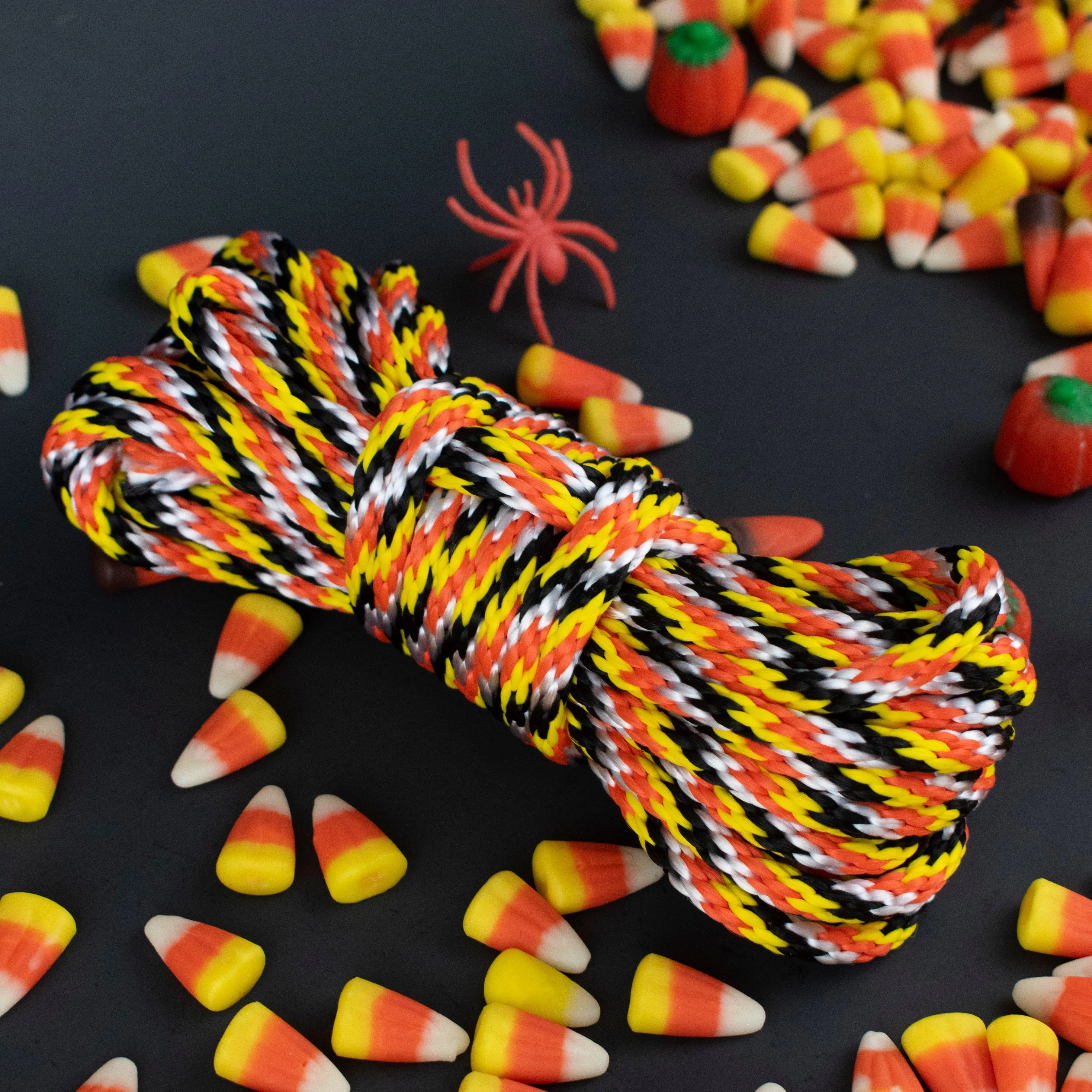 Halloween Spooky Rope: Black and Orange, Candy Corn, or Slime Grrl! Available all year