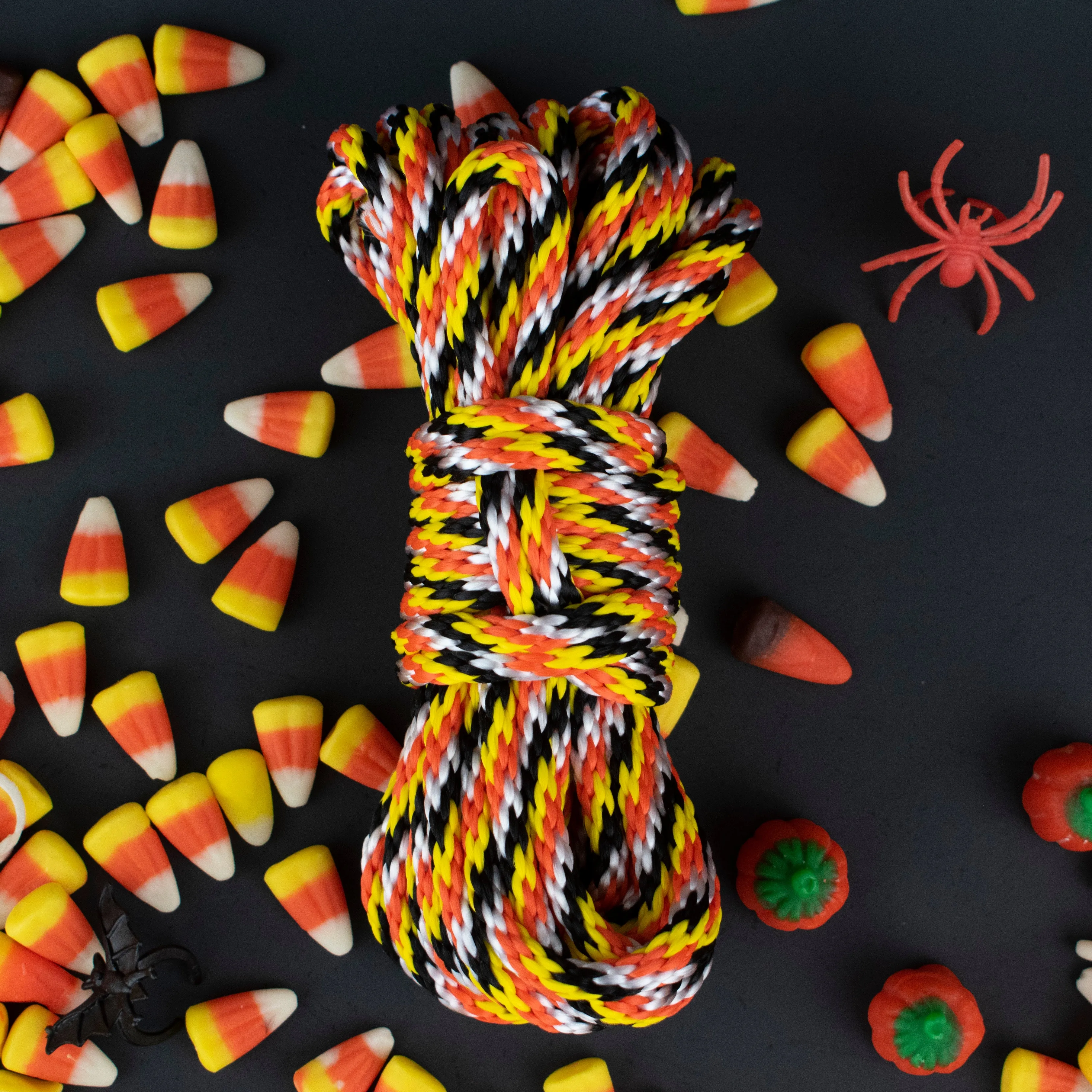 Halloween Spooky Rope: Black and Orange, Candy Corn, or Slime Grrl! Available all year