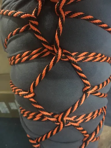 Halloween Spooky Rope: Black and Orange, Candy Corn, or Slime Grrl! Available all year