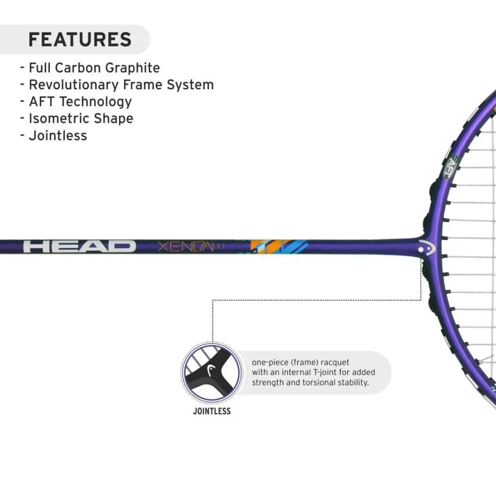 HEAD Xenon 1.1 Badminton Racquet (Strung)