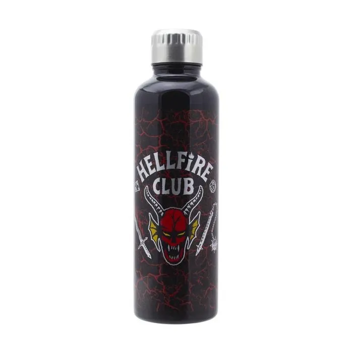 Hellfire Club Metal Water Bottle - Stranger Things