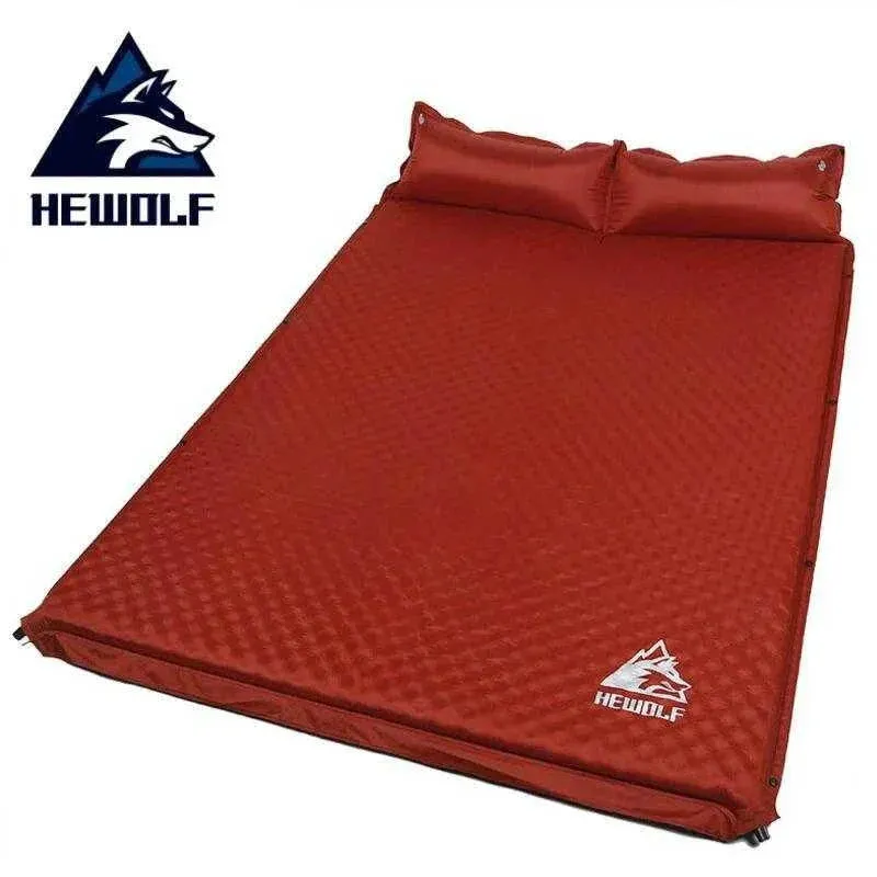 HEWOLF 2 1 Spliced Inflatable Camping Mattress