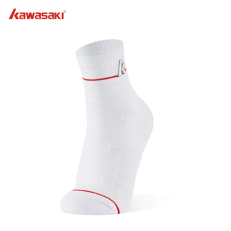 Kawasaki badminton  socks cotton K1F00-A6303-2 white