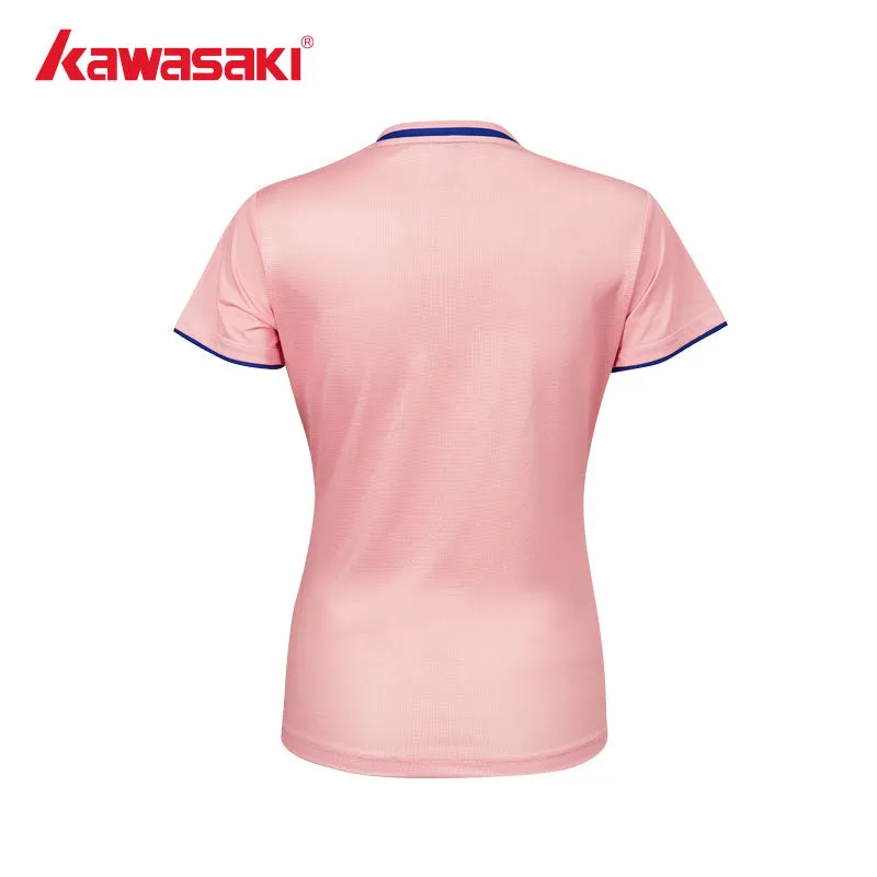 Kawasaki Ladies badminton T Shirt K1C02-A2930-2 pink