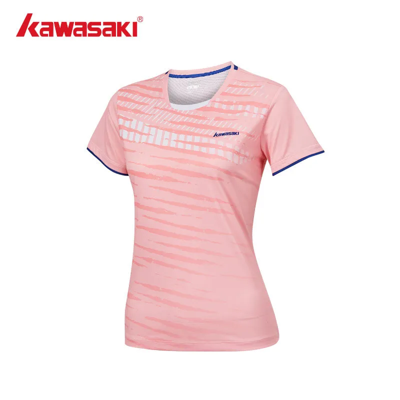 Kawasaki Ladies badminton T Shirt K1C02-A2930-2 pink