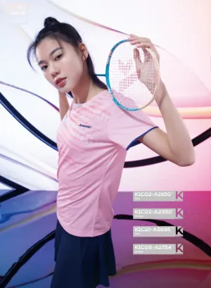 Kawasaki Ladies badminton T Shirt K1C02-A2930-2 pink