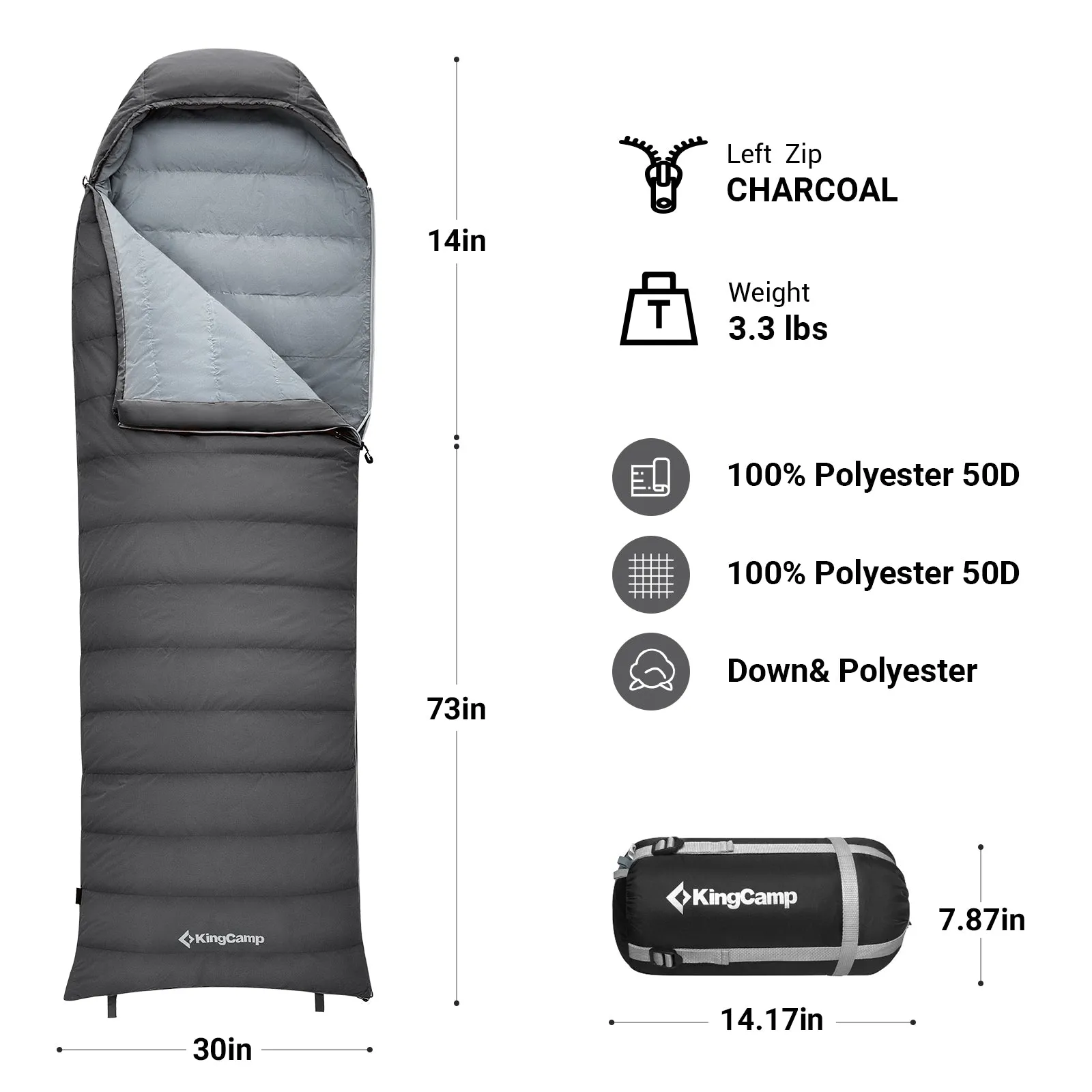 Kingcamp Duck Down Sleeping Bag